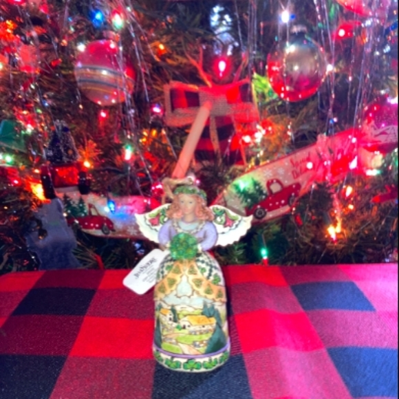 Jim Shore Irish Angel Hanging Ornament-In Like New Condition - Picture 1 of 3